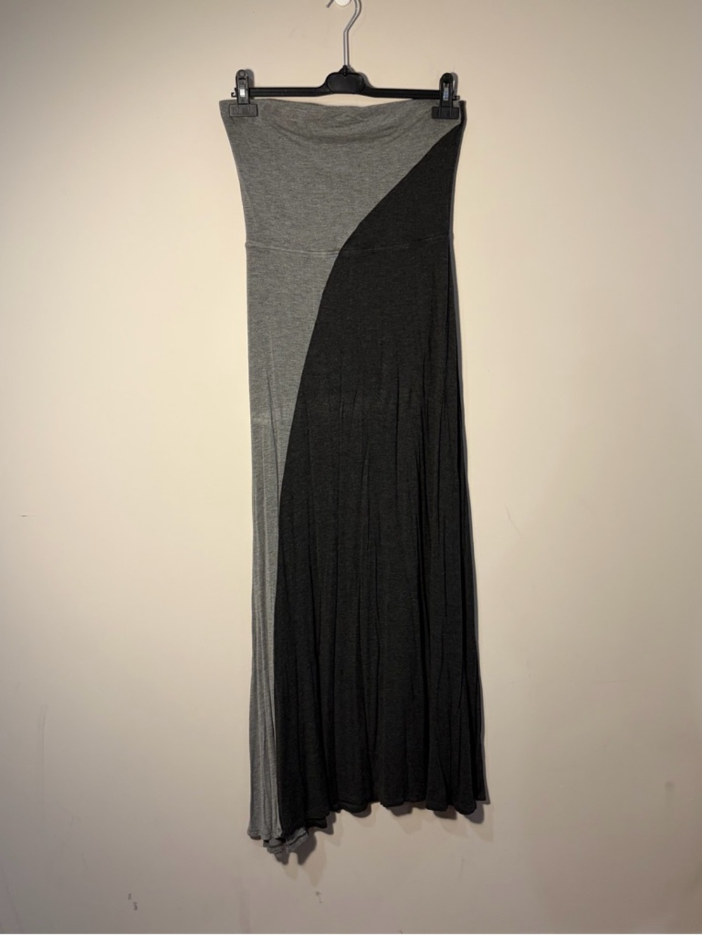 Mossimo Supply Co. Two-Tone Grey & Black Maxi Skirt Dress